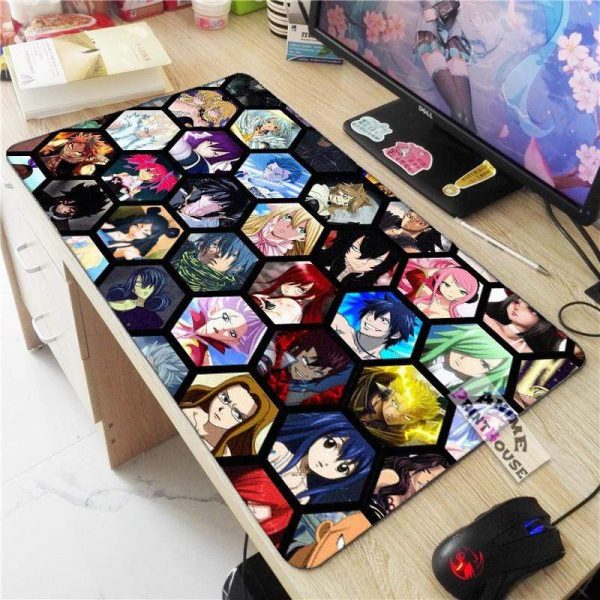 Anime Mouse Pads, Fairy Tail Mouse Pad Collage Mode APH0705 70x30CM / As Shown Official Anime Mouse Pads Merch