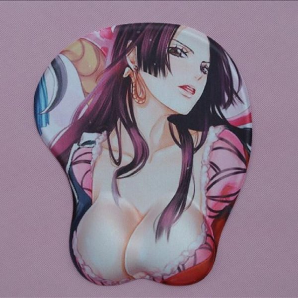 3D Anime Mouse Pad - One Piece - Boa Hancock - 4 Models APH0705 B1 Official Anime Mouse Pads Merch