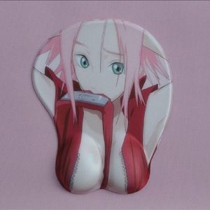 3D Anime Mouse Pad - Naruto - Sakura Haruno - Model: D5 APH0705 Default Title Official Anime Mouse Pads Merch