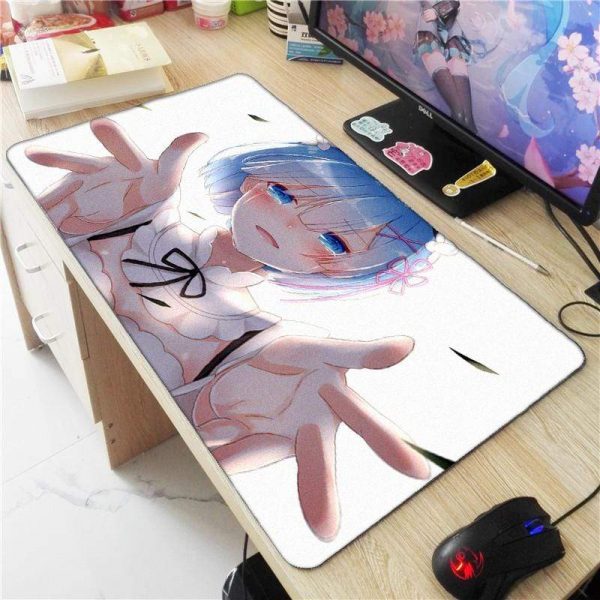 Re Zero Large Mouse Pad Featuring Rem APH0705 70x30CM / As Shown Official Anime Mouse Pads Merch