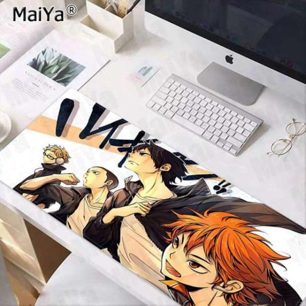 Maiya Hot Sales Anime Haikyuu Natural Rubber Gaming mousepad Desk Mat Free Shipping Large Mouse Pad 4.jpg 640x640 4 - Anime Mousepads