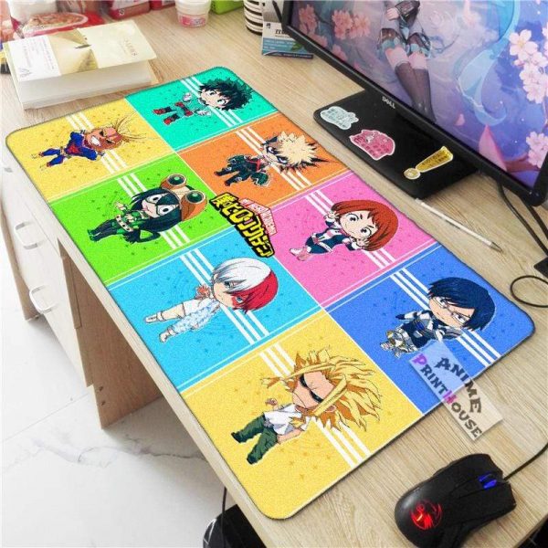 My Hero Academia Mouse Pad Chibi Mode APH0705 70x30CM / As Shown Official Anime Mouse Pads Merch