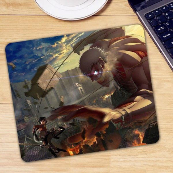 Anime Attack on Titan Mouse Pad Gamer Mice for Laptop PC Universal Comfortable Anti slip Mause 2.jpg 640x640 2 - Anime Mousepads