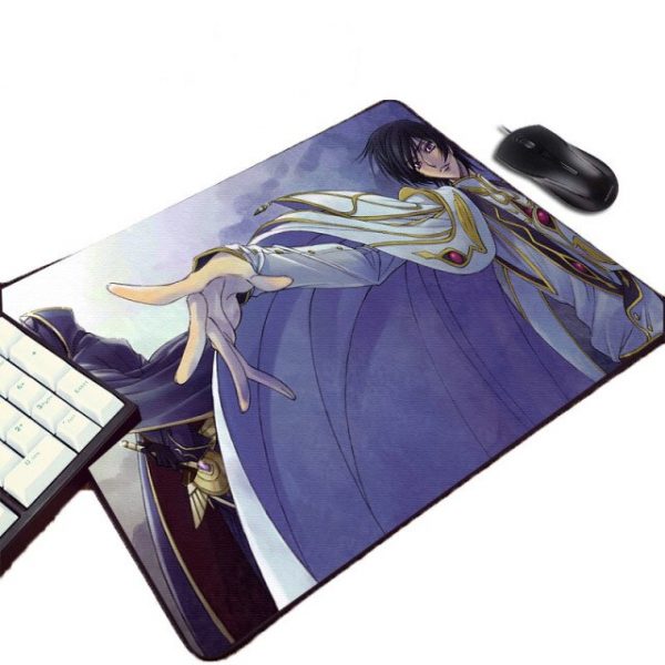 CODE GEASS Lelouch Lamperouge Zero Cool Anime Pattern Mousepad Animation Comic Mini Rubber Pc Notebook - Anime Mousepads