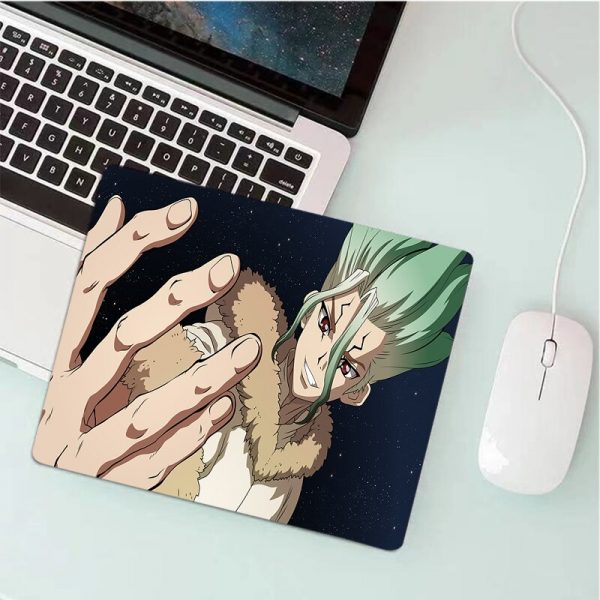 Dr Stone Small Gaming Mouse Pad Waterproof Work and office Mousepad Gamer Computer Desk Mat Pad - Anime Mousepads