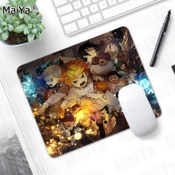 MaiYa New game The Promised Neverland Comfort Mouse Mat Gaming Mousepad Smooth Writing Pad Desktops Mate 3 - Anime Mousepads