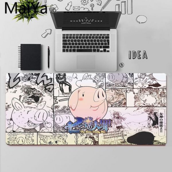 Maiya Anime The Seven Deadly Sins Gaming Player desk laptop Rubber Mouse Mat Free Shipping Large 3.jpg 640x640 3 - Anime Mousepads