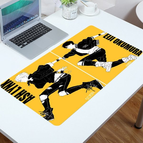 Mouse Pad Cute Banana Fish Mousepad Gamer Mat Computer Anime Carpet Gamers Accessories Desk Protector Mouse - Anime Mousepads
