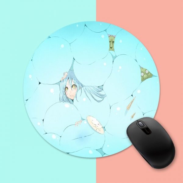Tensei Shitara Slime Datta Ken Round Mouse Mat Gaming Mouse Pad For PC Laptop Notebook 20x20cm 2.jpg 640x640 2 - Anime Mousepads
