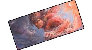 The Attack Titan pad 9 / Size 600x300x2mm Official Anime Mousepads Merch
