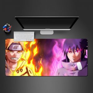 Powered - Up Naruto & Sasuke 250x290x2mm Official Anime Mousepads Merch
