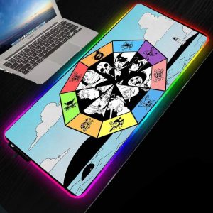 Strawhat Zodiac Signs NO LED 220X180X2MM Official Anime Mousepads Merch