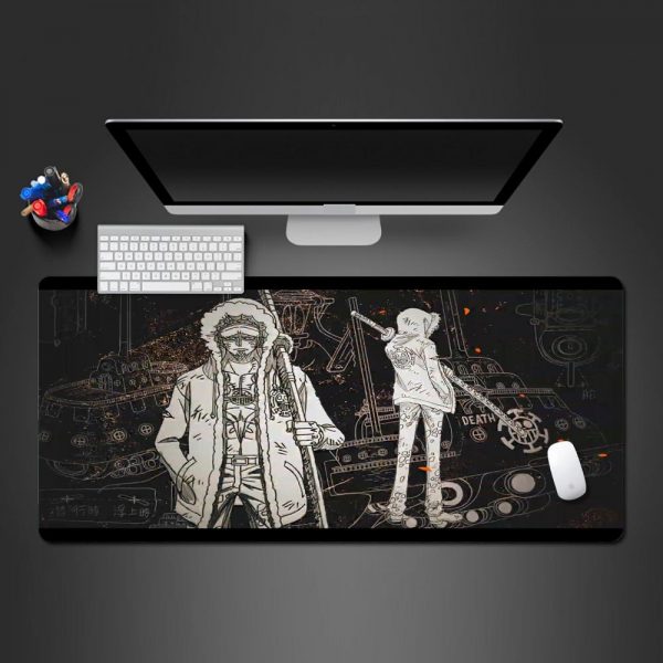 Law Black and White 250x290x2mm Official Anime Mousepads Merch