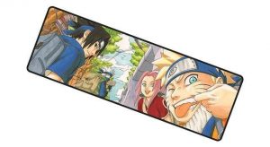 Original Naruto Team Seven mousemat 5 / Size 700x300x2mm Official Anime Mousepads Merch