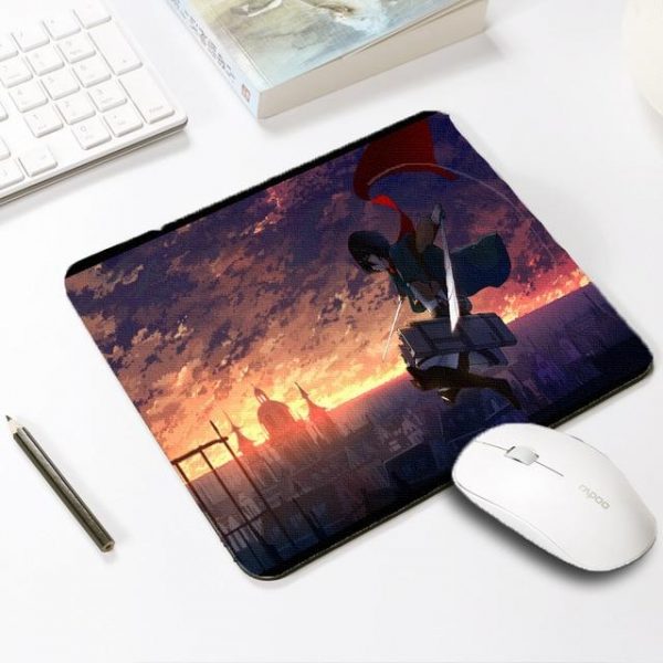 Mikasa Saves The World Default Title Official Anime Mousepads Merch
