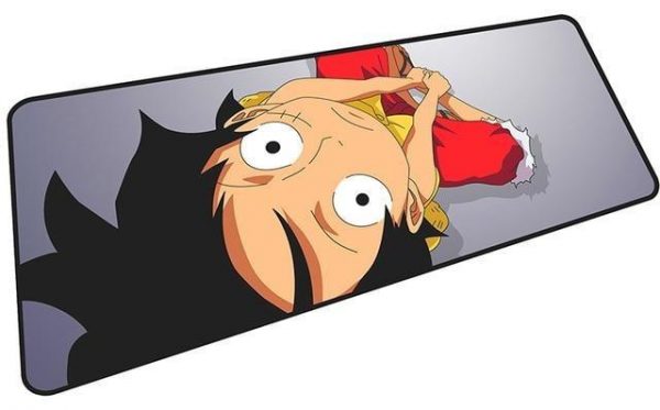 Luffy Sitting mousepad 6 / Size 600x300x2mm Official Anime Mousepads Merch