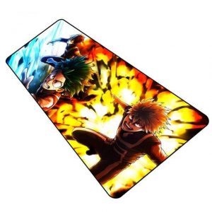 Bakugo Explosion Chasing Midoriya pad 2 / Size 600x300x2mm Official Anime Mousepads Merch