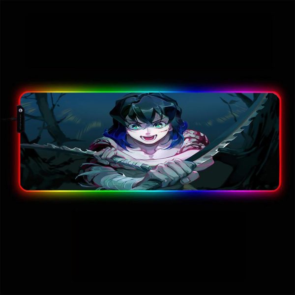 Demon Slayer - Inosuke - RGB Mouse Pad 350x250x3mm Official Anime Mousepad Merch