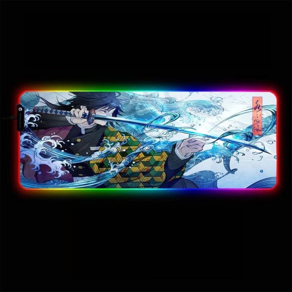 Demon Slayer - Wave - RGB Mouse Pad 350x250x3mm Official Anime Mousepad Merch