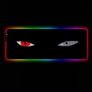 Naruto - Eyes 03 - RGB Mouse Pad 350x250x3mm Official Anime Mousepad Merch