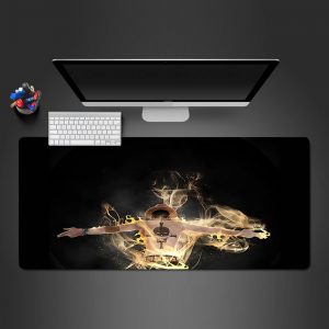 One Piece - Ace Flames - Mouse Pad 350x250x2mm Official Anime Mousepad Merch