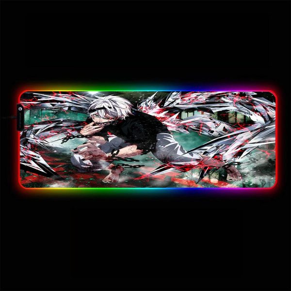 Tokyo Ghoul - Ken in Chains - RGB Mouse Pad 350x250x3mm Official Anime Mousepad Merch