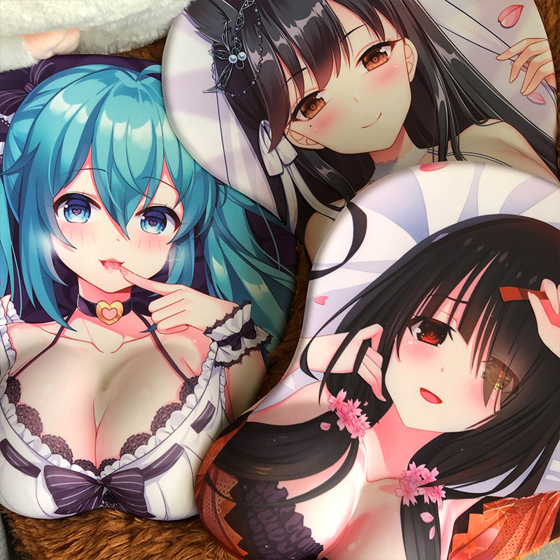 antenna 3d oppai mouse pad 2770 - Anime Mousepads