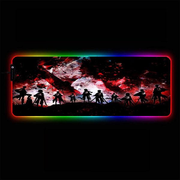 Attack on Titan - Shatter - RGB Mouse Pad 350x250x3mm Official Anime Mousepad Merch