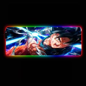 Dragon Ball Design - Goku Attacks - RGB Mouse Pad 350x250x3mm Official Anime Mousepad Merch