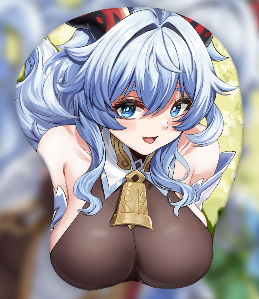 ganyu 3d oppai mouse pad ver2 3197 - Anime Mousepads