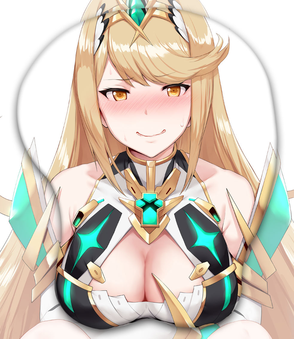 mythra 3d oppai mouse pad 4674 - Anime Mousepads