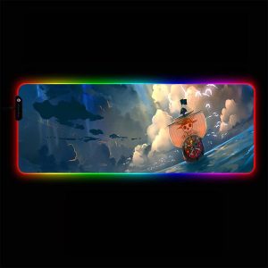 One Piece - Boat - RGB Mouse Pad 350x250x3mm Official Anime Mousepad Merch