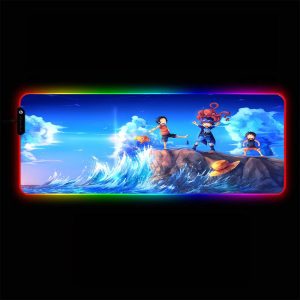 One Piece - Sea - RGB Mouse Pad 350x250x3mm Official Anime Mousepad Merch