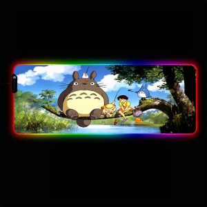 Anime Designs - Totoro - RGB Mouse Pad 350x250x3mm Official Anime Mousepad Merch