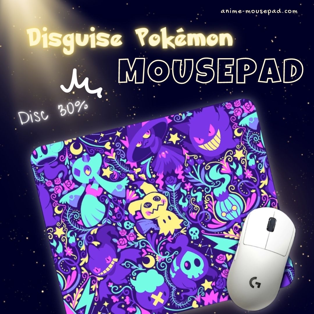 Disguise Pokemon Mousepad - Anime Mousepads